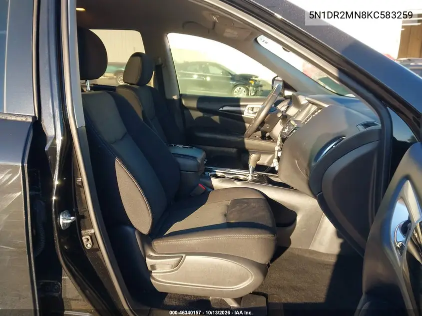 2019 NISSAN PATHFINDER VIN 5N1DR2MN8KC583259 — фото 5