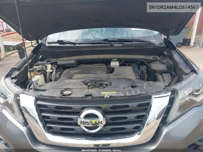 2020 NISSAN PATHFINDER VIN 5N1DR2AM4LC614567 — фото 10