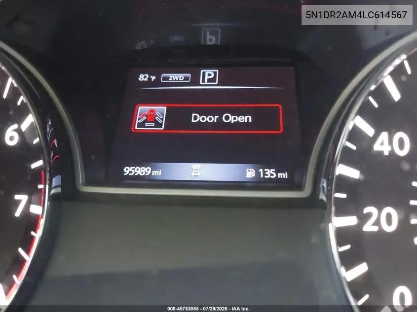 2020 NISSAN PATHFINDER VIN 5N1DR2AM4LC614567 — фото 19