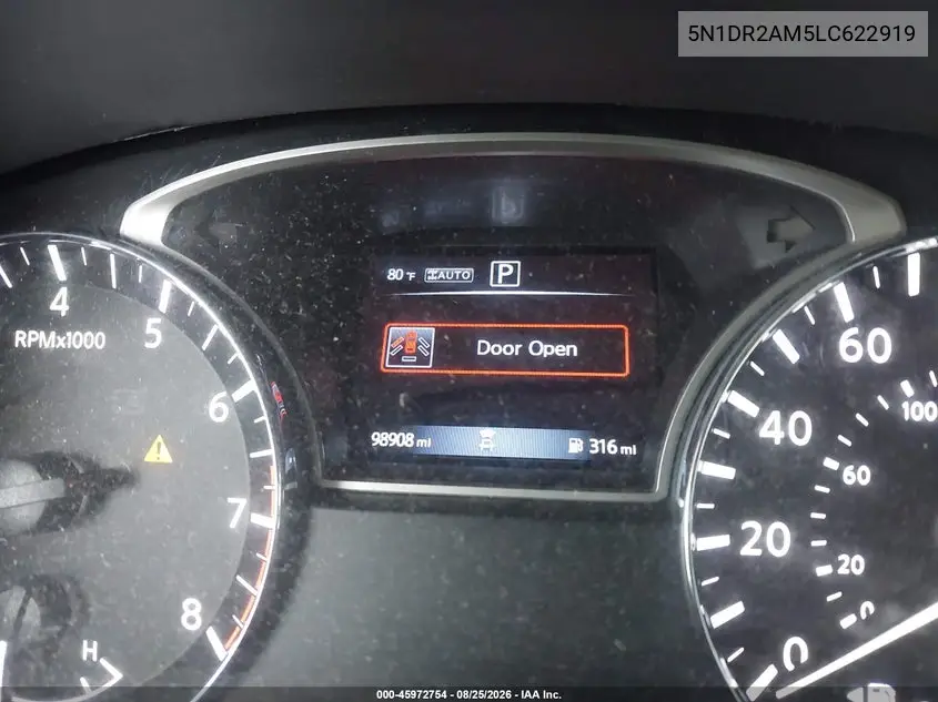 2020 NISSAN PATHFINDER VIN 5N1DR2AM5LC622919 — фото 15