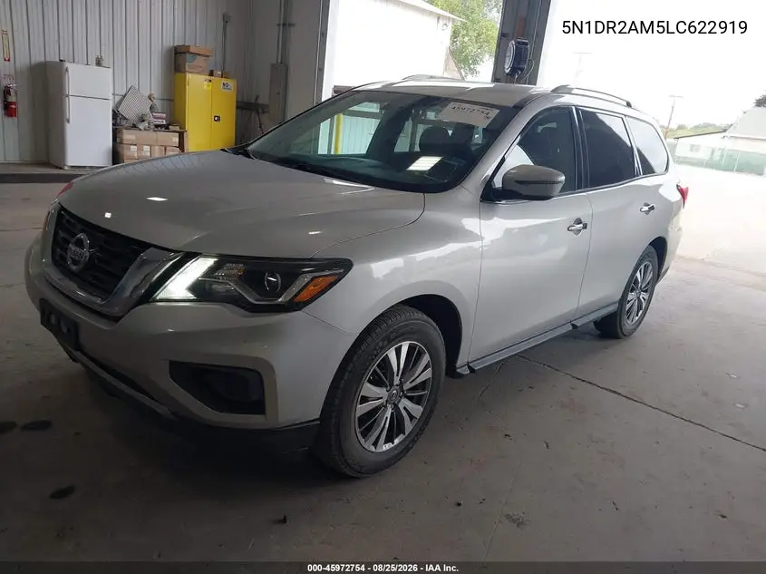 2020 NISSAN PATHFINDER VIN 5N1DR2AM5LC622919 — фото 2