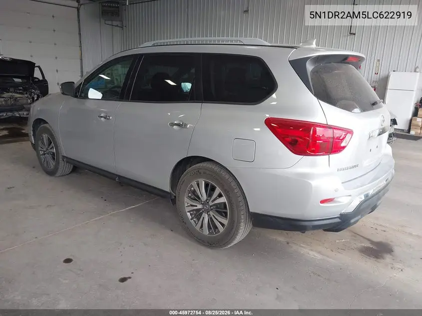 2020 NISSAN PATHFINDER VIN 5N1DR2AM5LC622919 — фото 3