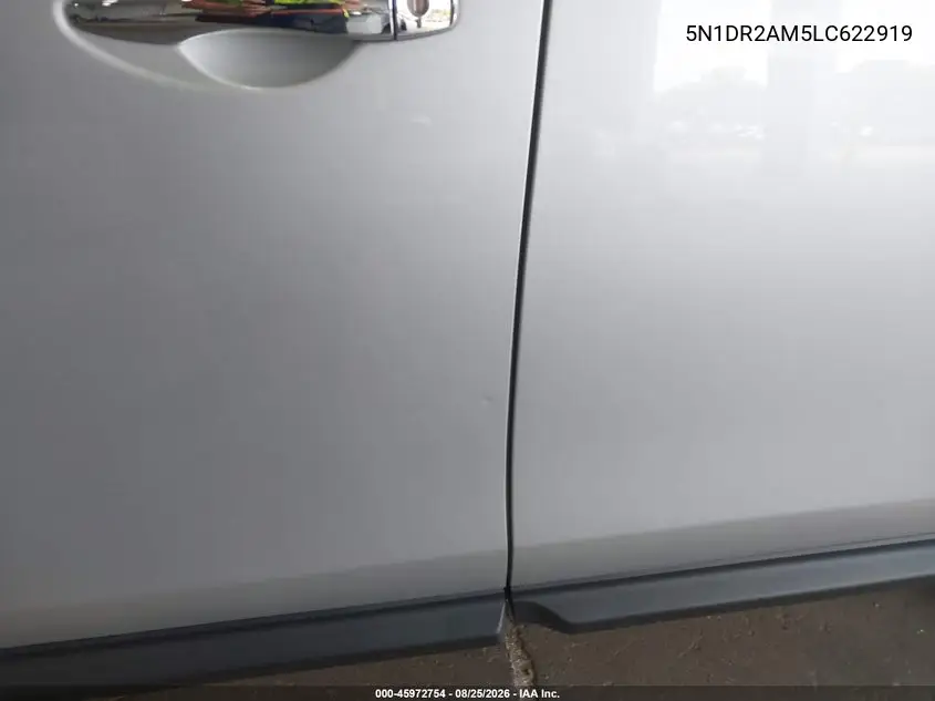 2020 NISSAN PATHFINDER VIN 5N1DR2AM5LC622919 — фото 6