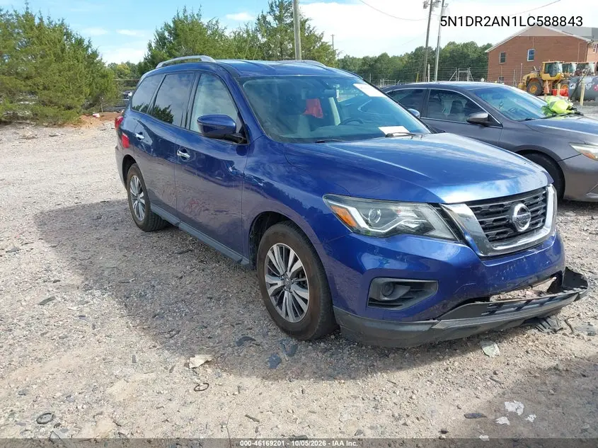 NISSAN PATHFINDER 2020, VIN 5N1DR2AN1LC588843
