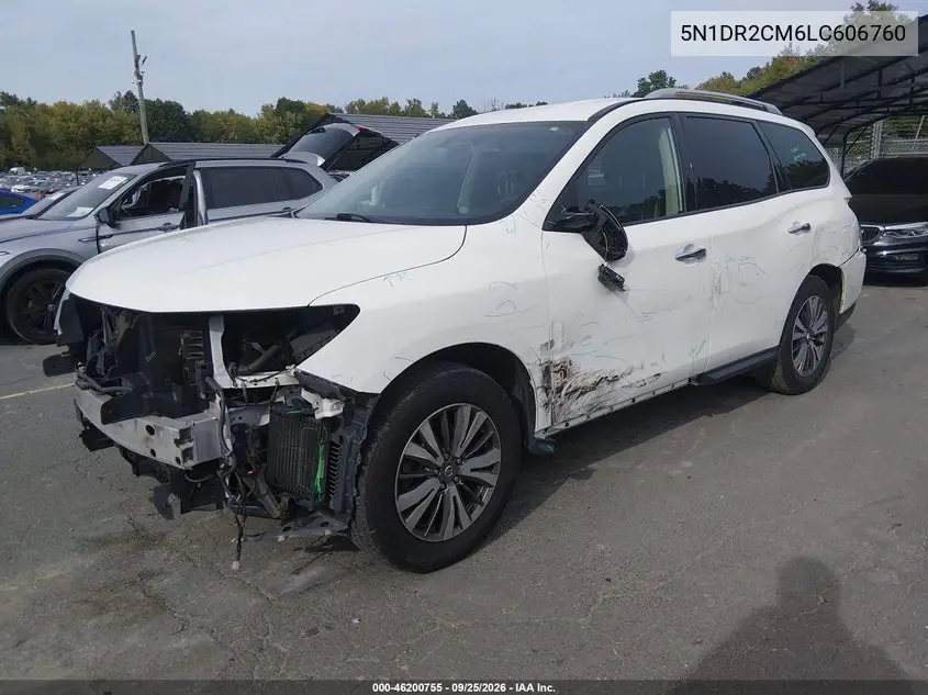 2020 NISSAN PATHFINDER VIN 5N1DR2CM6LC606760 — фото 2