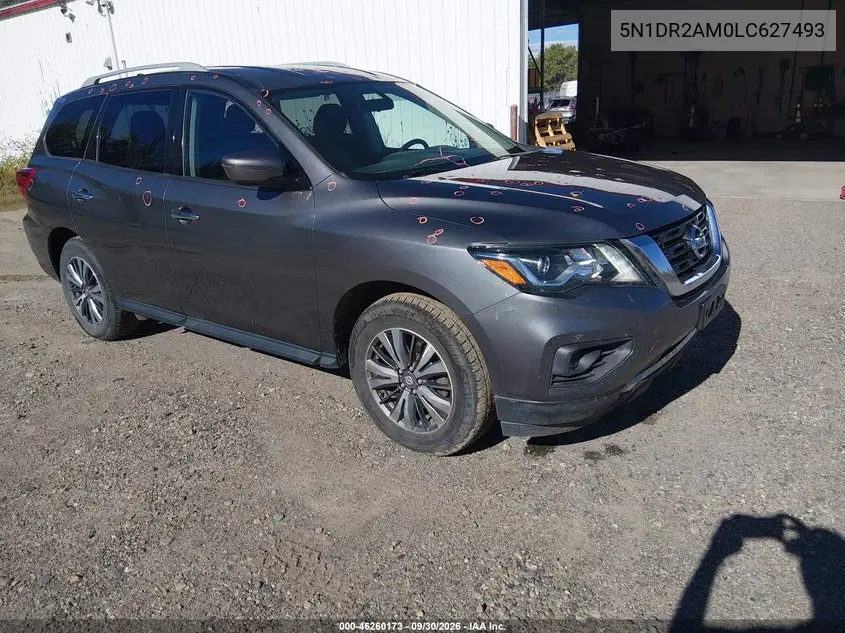 NISSAN PATHFINDER 2020, VIN 5N1DR2AM0LC627493