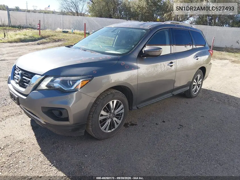 2020 NISSAN PATHFINDER VIN 5N1DR2AM0LC627493 — фото 2