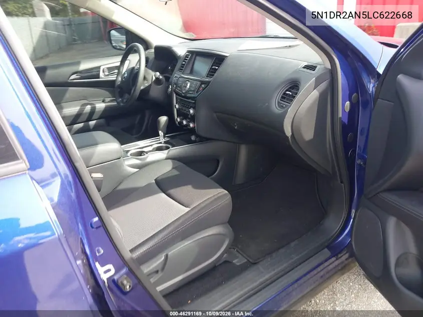 2020 NISSAN PATHFINDER VIN 5N1DR2AN5LC622668 — фото 5