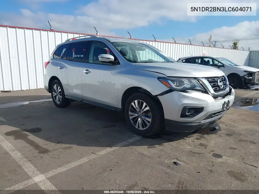 NISSAN PATHFINDER 2020, VIN 5N1DR2BN3LC604071