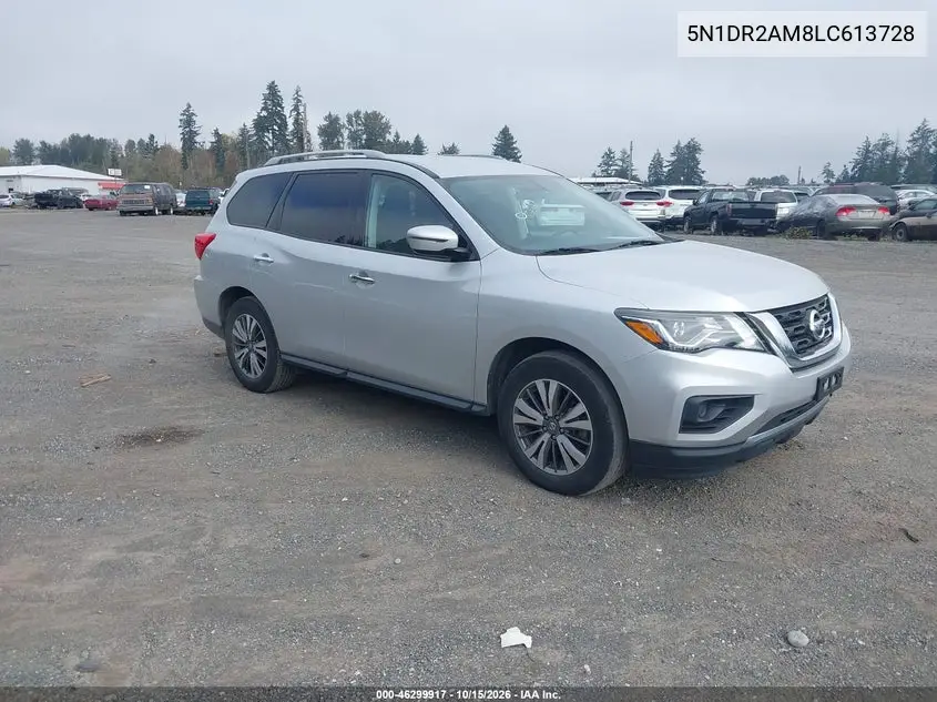 NISSAN PATHFINDER 2020, VIN 5N1DR2AM8LC613728