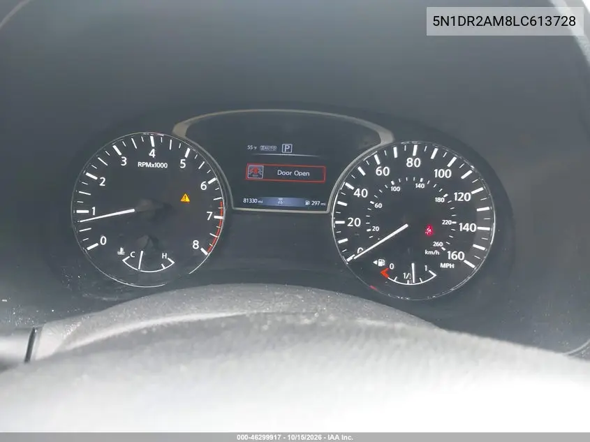 2020 NISSAN PATHFINDER VIN 5N1DR2AM8LC613728 — фото 7