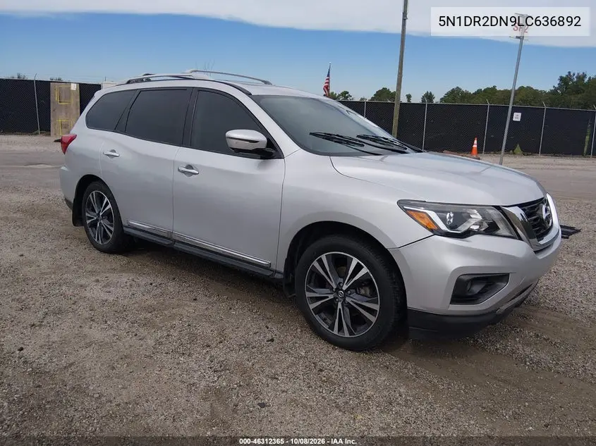 NISSAN PATHFINDER 2020, VIN 5N1DR2DN9LC636892