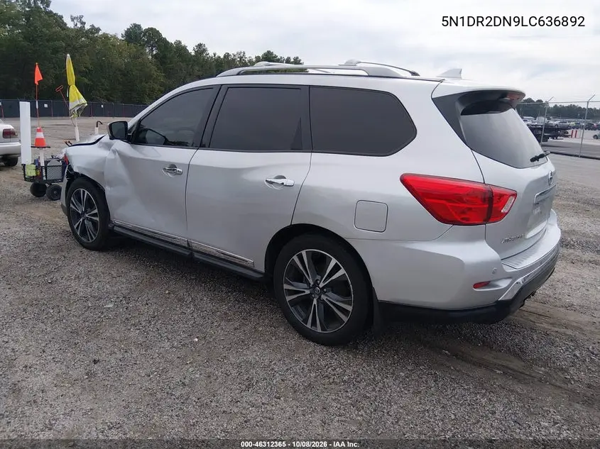 2020 NISSAN PATHFINDER VIN 5N1DR2DN9LC636892 — фото 3