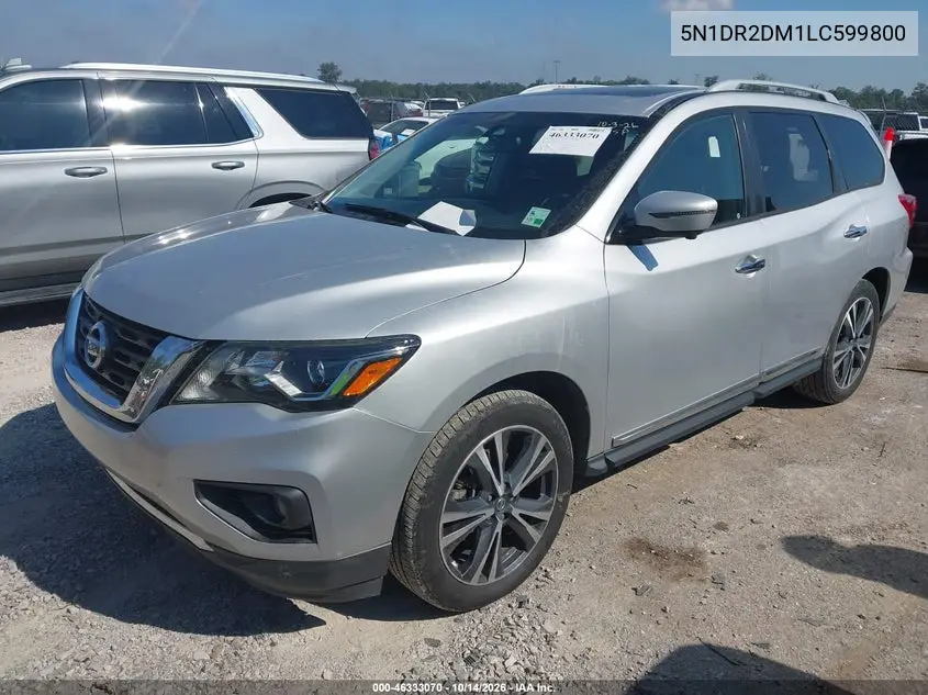 2020 NISSAN PATHFINDER VIN 5N1DR2DM1LC599800 — фото 2