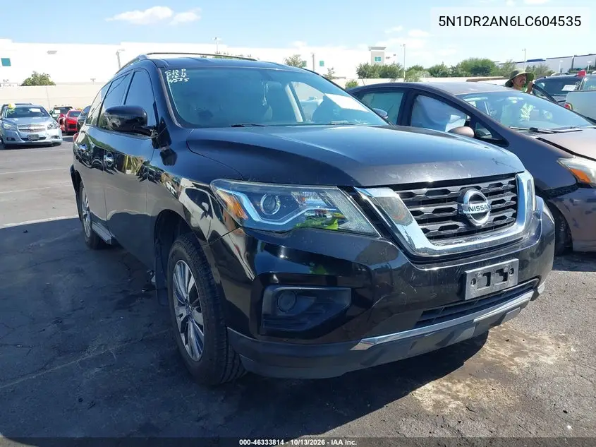 NISSAN PATHFINDER 2020, VIN 5N1DR2AN6LC604535