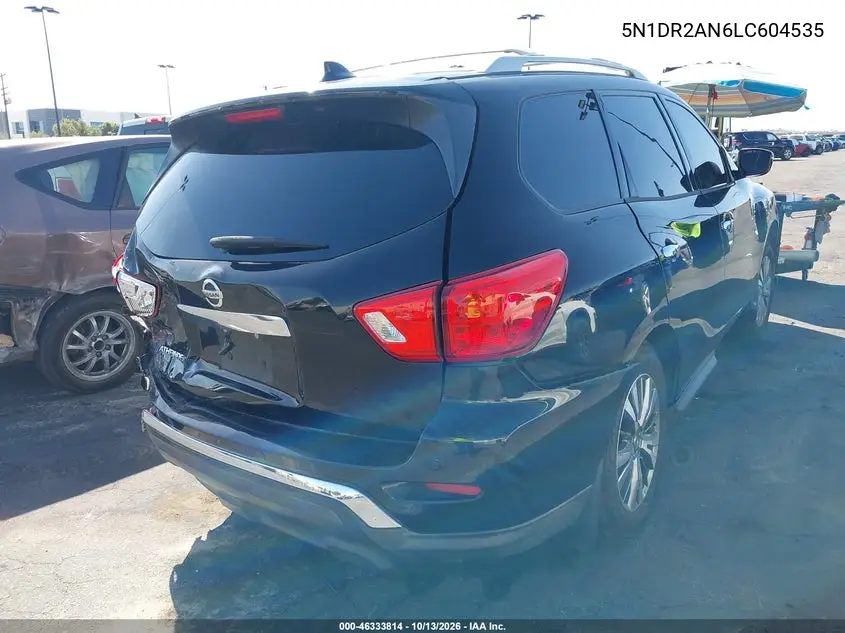 2020 NISSAN PATHFINDER VIN 5N1DR2AN6LC604535 — фото 4