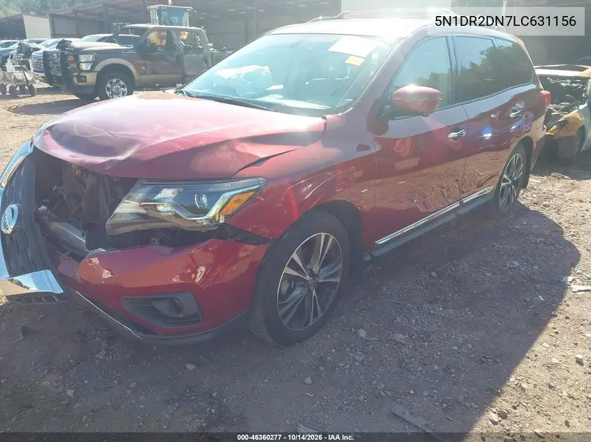 2020 NISSAN PATHFINDER VIN 5N1DR2DN7LC631156 — фото 2