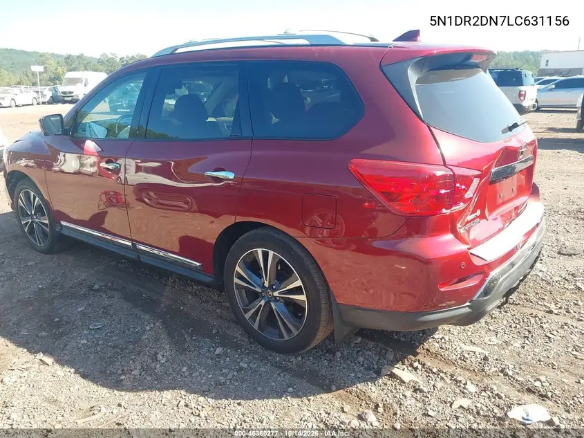 2020 NISSAN PATHFINDER VIN 5N1DR2DN7LC631156 — фото 3
