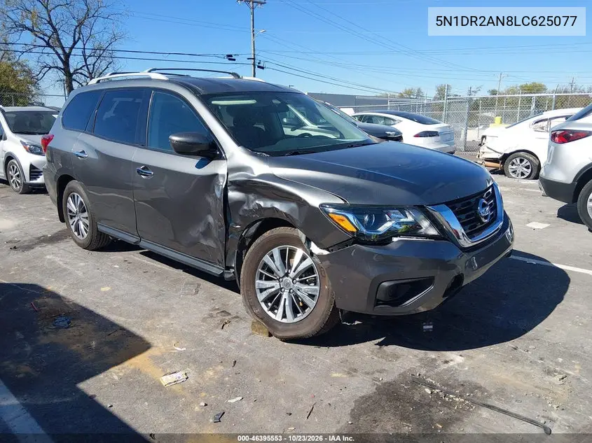 NISSAN PATHFINDER 2020, VIN 5N1DR2AN8LC625077