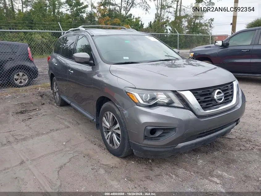 NISSAN PATHFINDER 2020, VIN 5N1DR2AN6LC592354