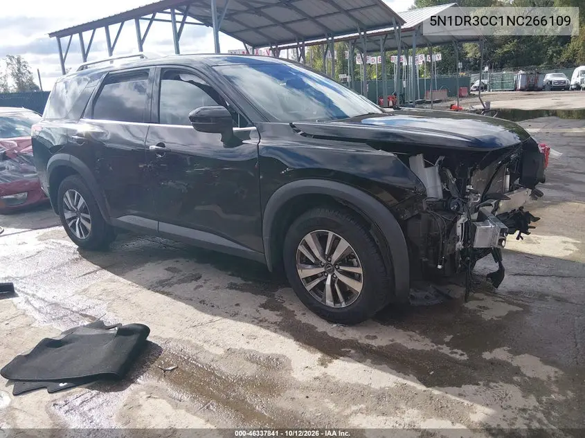 NISSAN PATHFINDER 2022, VIN 5N1DR3CC1NC266109