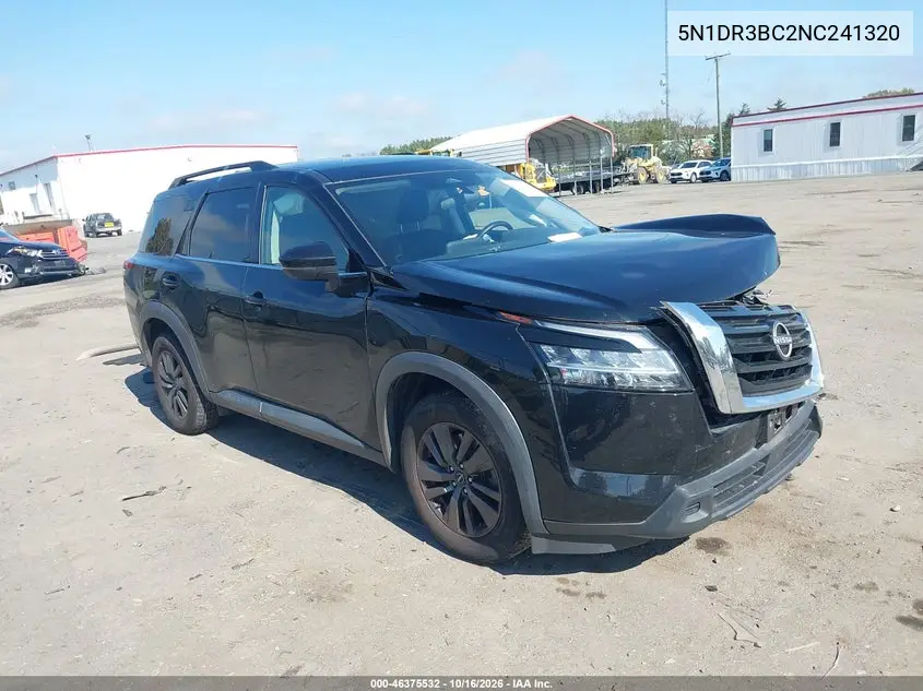 NISSAN PATHFINDER 2022, VIN 5N1DR3BC2NC241320