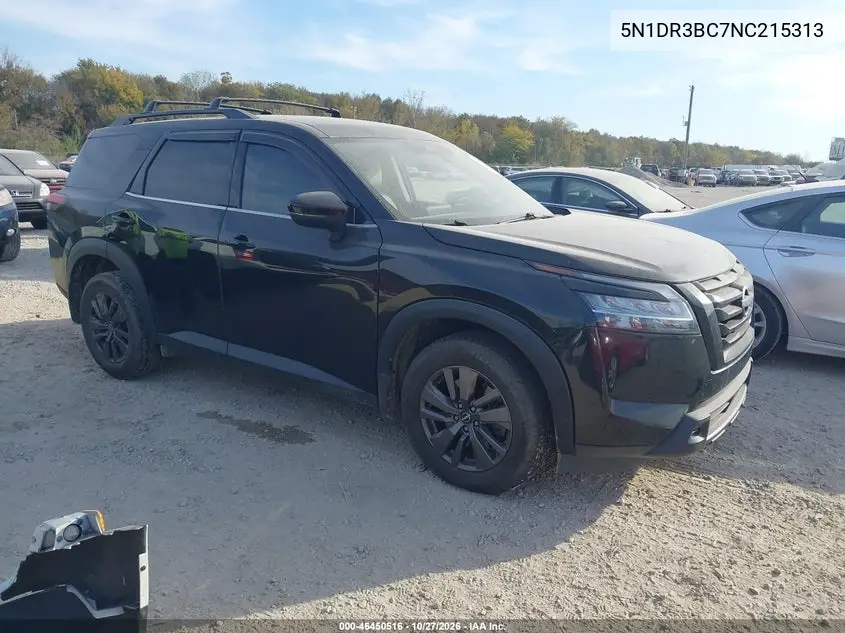 NISSAN PATHFINDER 2022, VIN 5N1DR3BC7NC215313