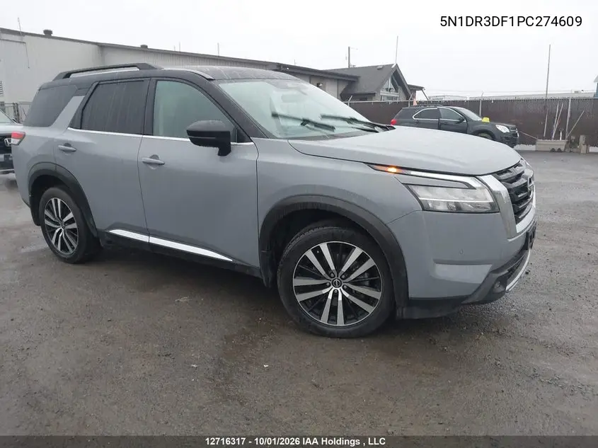 NISSAN PATHFINDER 2023, VIN 5N1DR3DF1PC274609