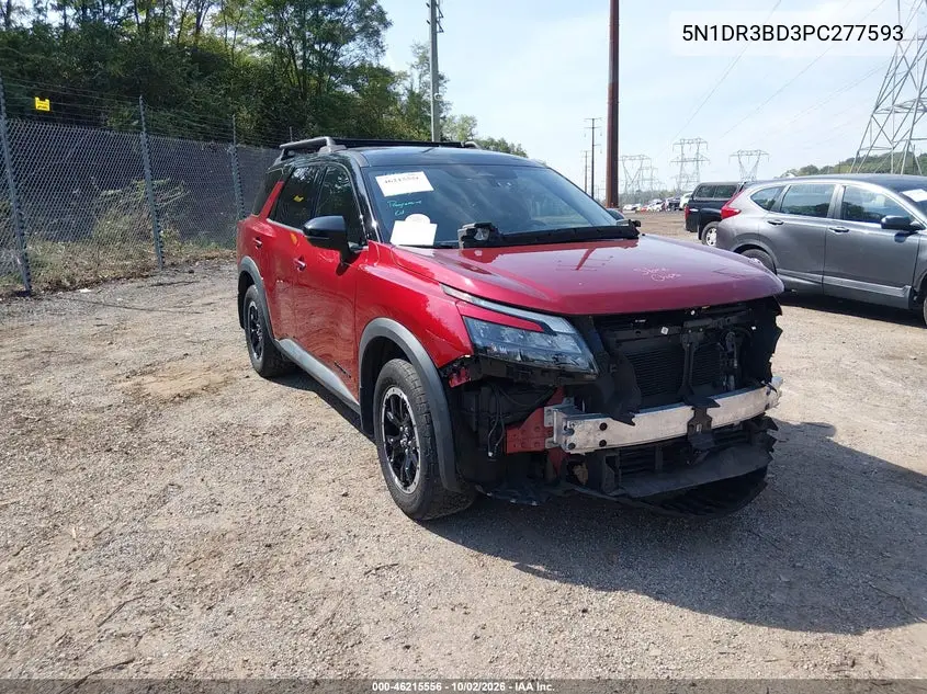 NISSAN PATHFINDER 2023, VIN 5N1DR3BD3PC277593