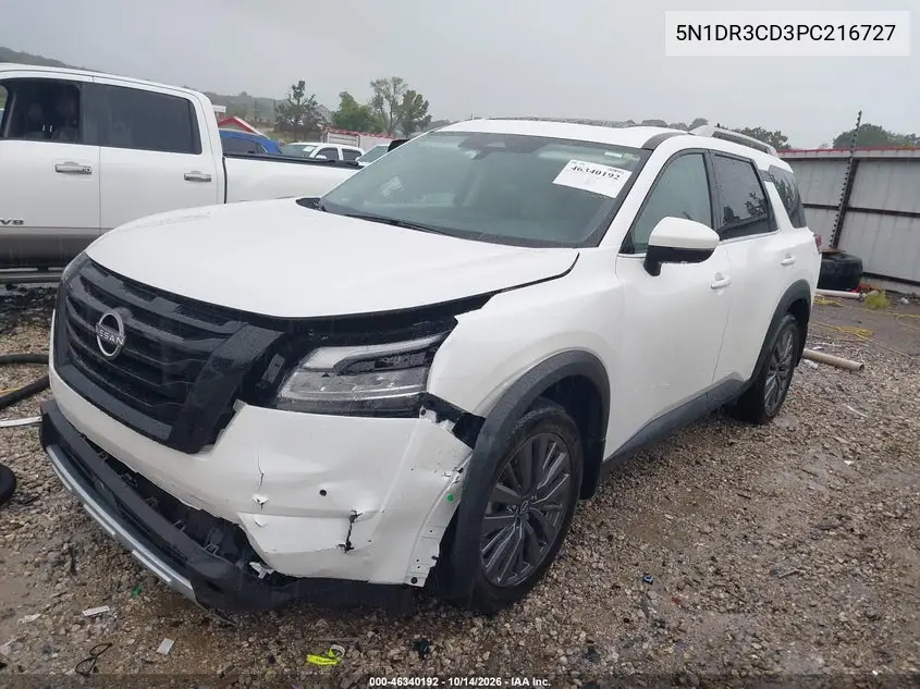 2023 NISSAN PATHFINDER VIN 5N1DR3CD3PC216727 — фото 2