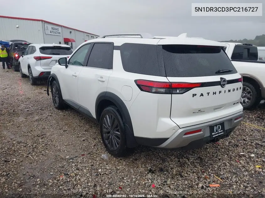 2023 NISSAN PATHFINDER VIN 5N1DR3CD3PC216727 — фото 3