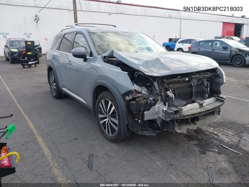 NISSAN PATHFINDER 2023, VIN 5N1DR3DK8PC218003