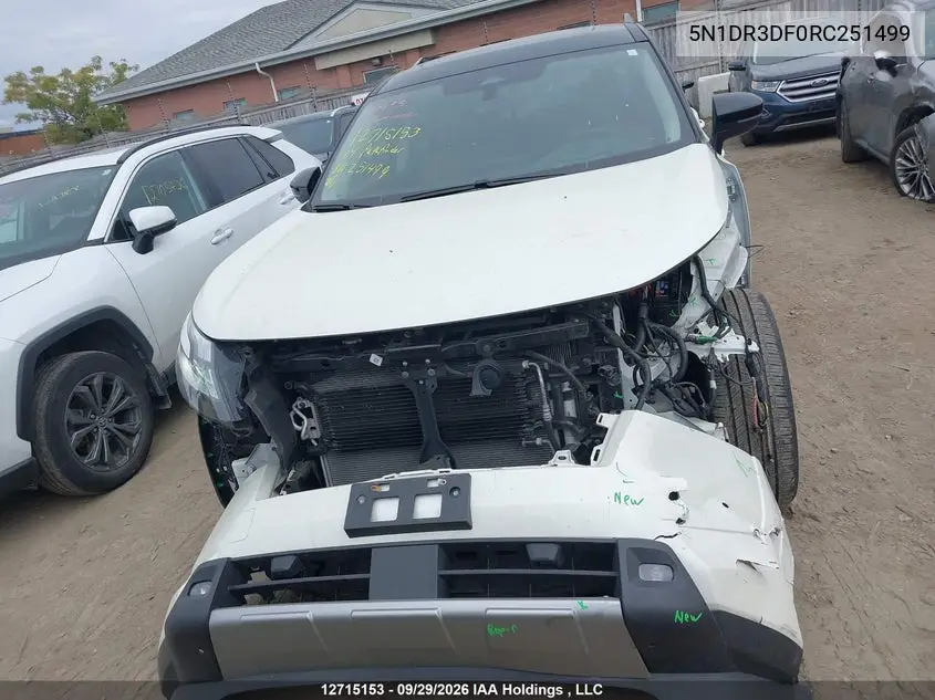 2024 NISSAN PATHFINDER VIN 5N1DR3DF0RC251499 — фото 12