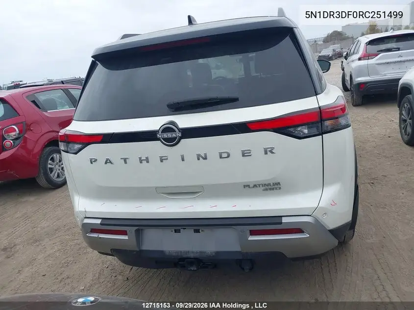 2024 NISSAN PATHFINDER VIN 5N1DR3DF0RC251499 — фото 16