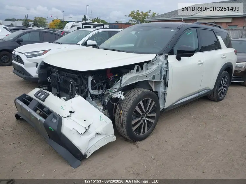 2024 NISSAN PATHFINDER VIN 5N1DR3DF0RC251499 — фото 2