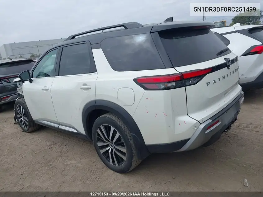 2024 NISSAN PATHFINDER VIN 5N1DR3DF0RC251499 — фото 3