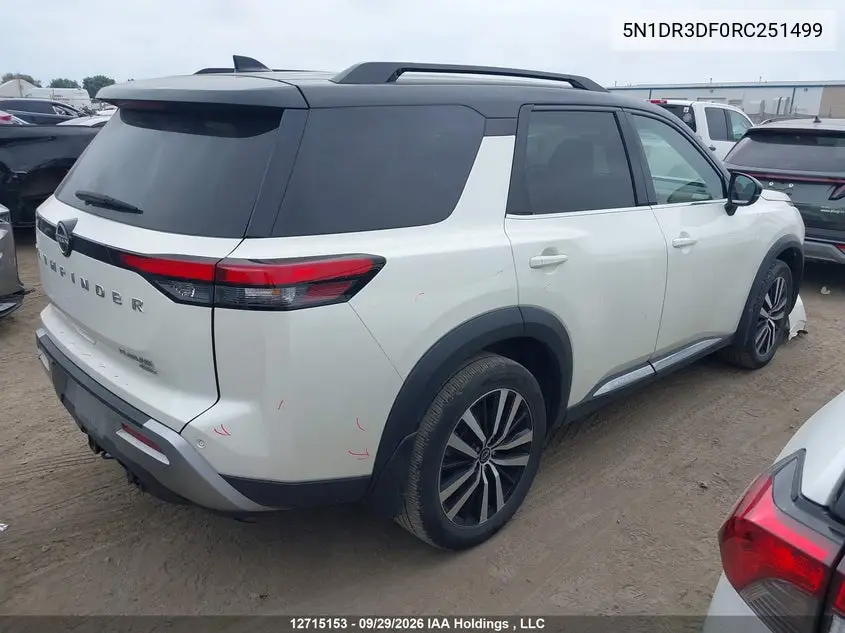2024 NISSAN PATHFINDER VIN 5N1DR3DF0RC251499 — фото 4