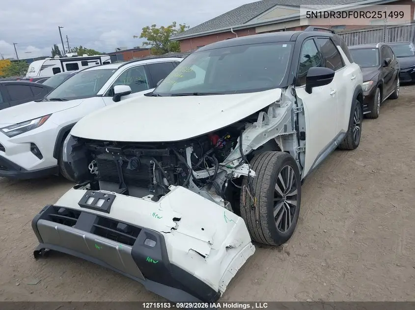 2024 NISSAN PATHFINDER VIN 5N1DR3DF0RC251499 — фото 6