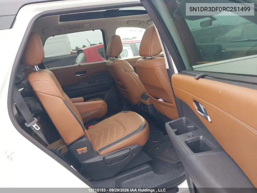 2024 NISSAN PATHFINDER VIN 5N1DR3DF0RC251499 — фото 8