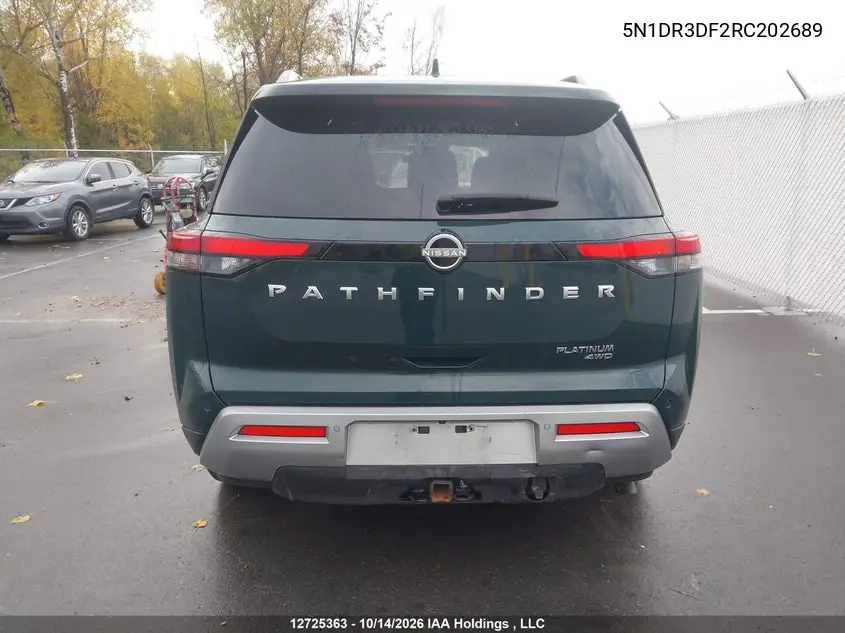2024 NISSAN PATHFINDER VIN 5N1DR3DF2RC202689 — фото 16