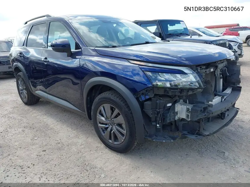 NISSAN PATHFINDER 2024, VIN 5N1DR3BC5RC310667