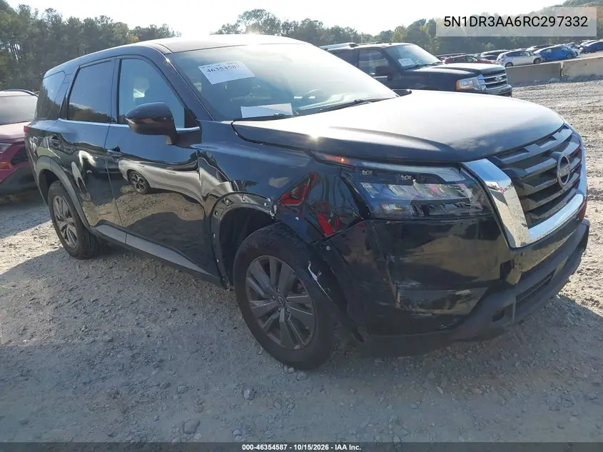 NISSAN PATHFINDER 2024, VIN 5N1DR3AA6RC297332
