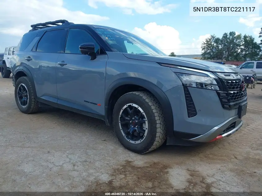 NISSAN PATHFINDER 2026, VIN 5N1DR3BT8TC221117