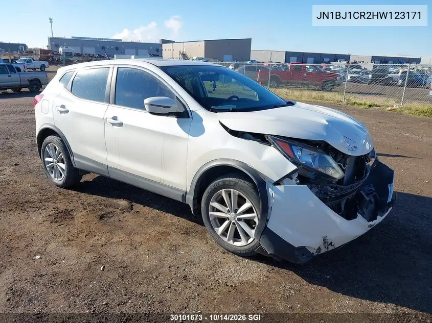 NISSAN QASHQAI 2017, VIN JN1BJ1CR2HW123171