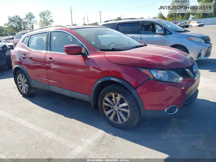 NISSAN QASHQAI 2017, VIN JN1BJ1CP3HW006519