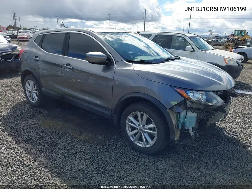 NISSAN QASHQAI 2017, VIN JN1BJ1CR5HW106199