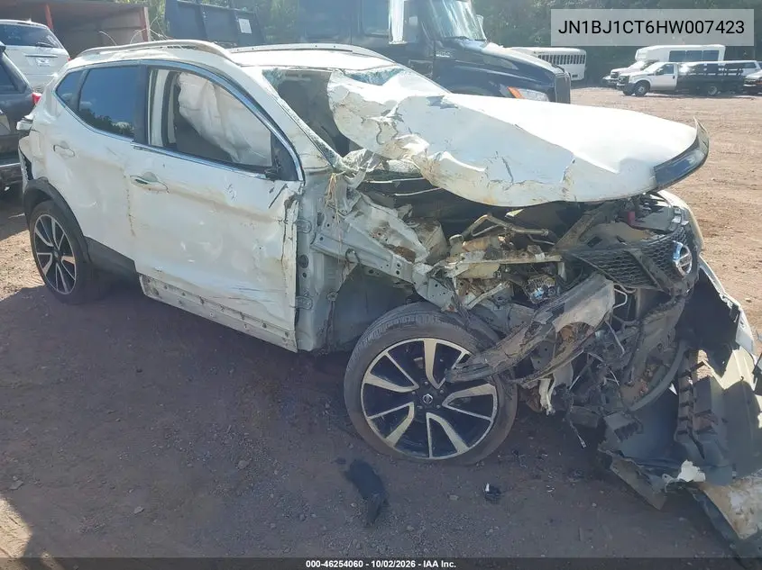NISSAN QASHQAI 2017, VIN JN1BJ1CT6HW007423