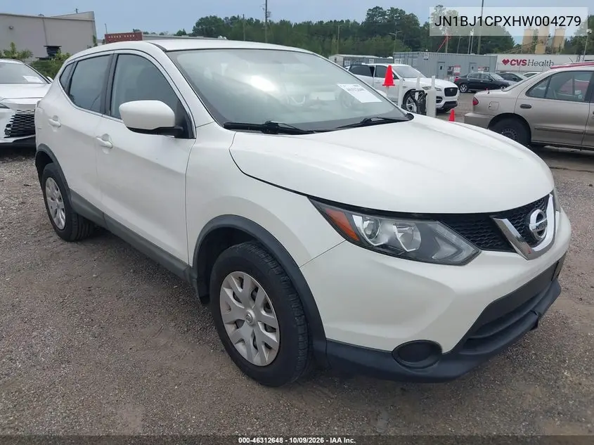 NISSAN QASHQAI 2017, VIN JN1BJ1CPXHW004279