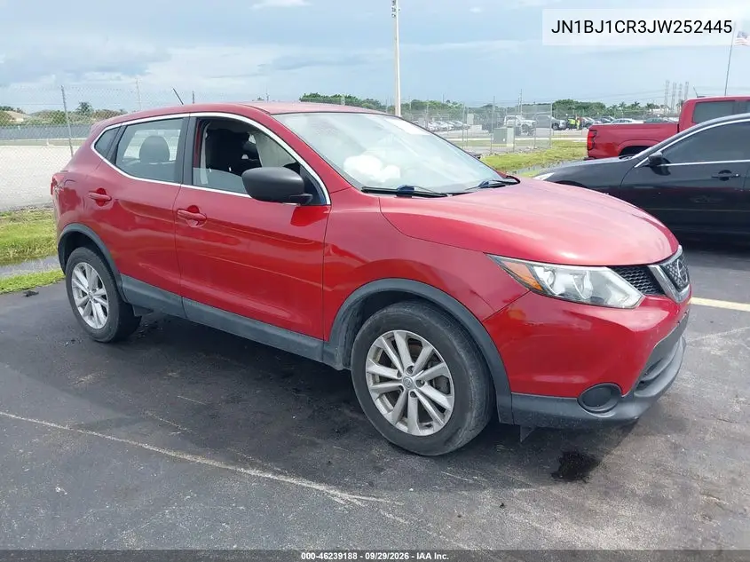NISSAN QASHQAI 2018, VIN JN1BJ1CR3JW252445