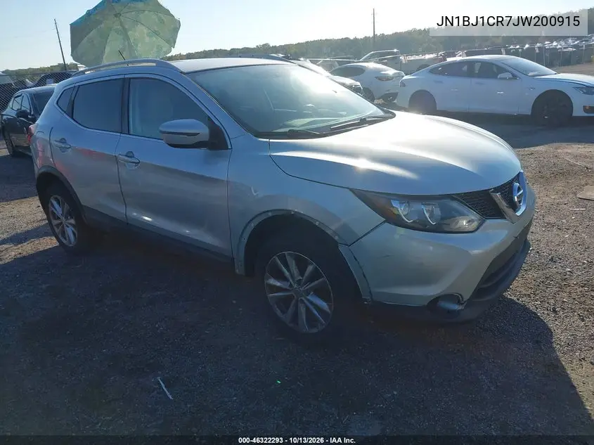 NISSAN QASHQAI 2018, VIN JN1BJ1CR7JW200915